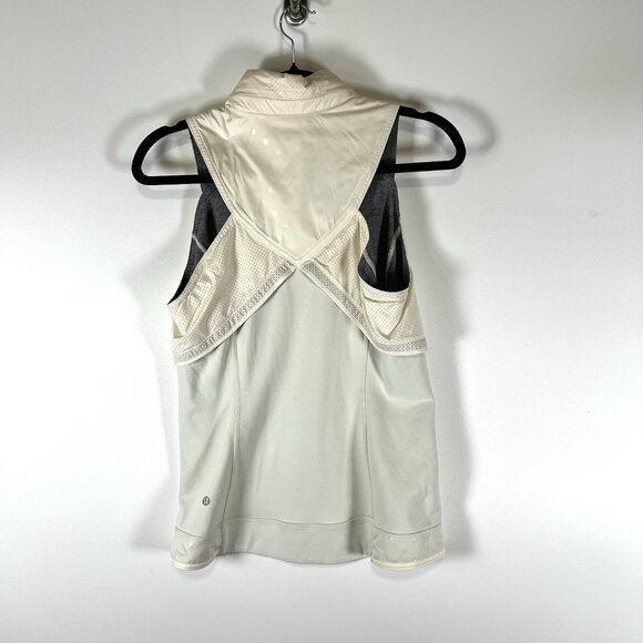 Lululemon Vest Jacket Womens Size 6 Packable Hood Full Zip Running Hiking Gym - Picture 7 of 11